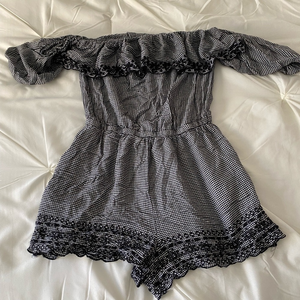Gingham romper